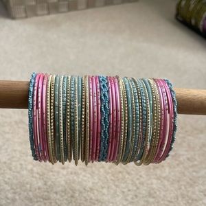 Cotton Candy Bangle Set